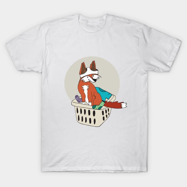 Fox jocks and socks laundry day T-Shirt by so_celia